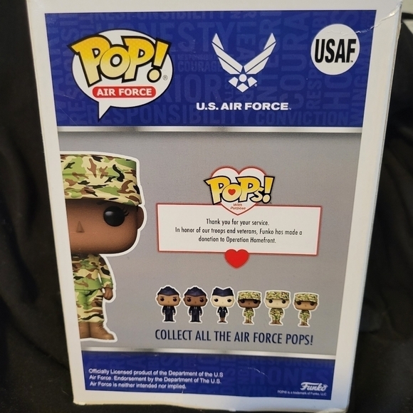 Funko POP! Air Force Airman Vinyl Figure USAF New in Box - Picture 6 of 11